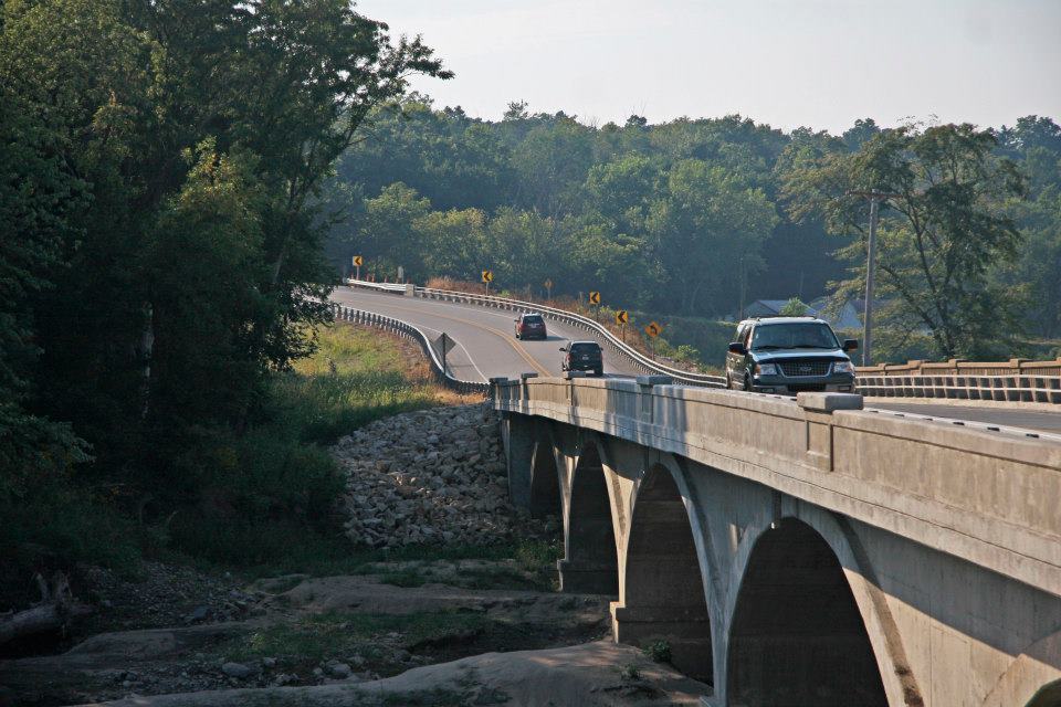 The Eureka Bridge across the Raccoon River in Greene County. © Mike Whye